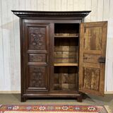 18th-century oak wardrobe
