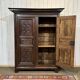 18th-century oak wardrobe