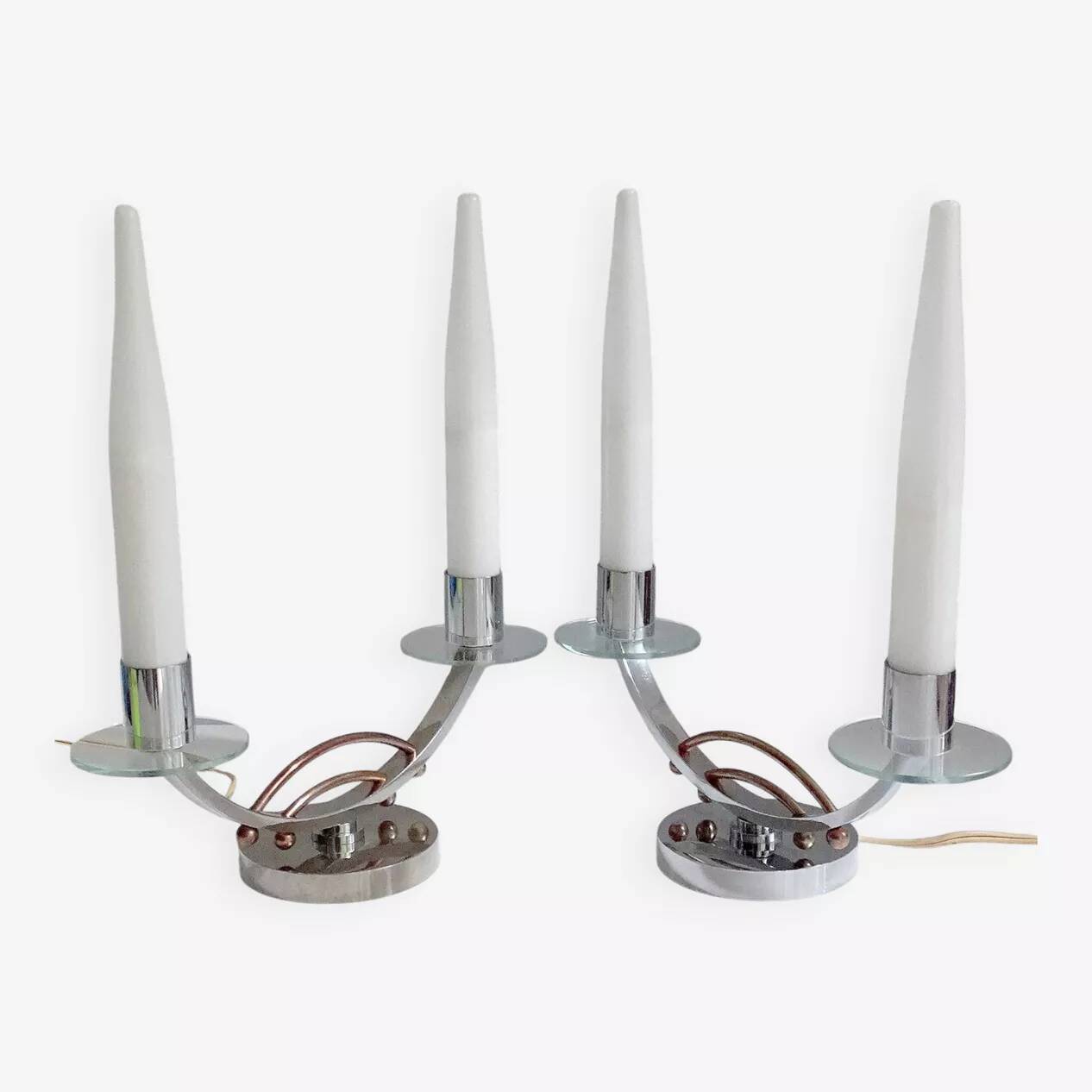 Pair of Art Deco Lamps