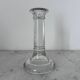 Glass column candle holder