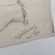 Dessin académique ancien, étude de mains Deleiderrier 1902