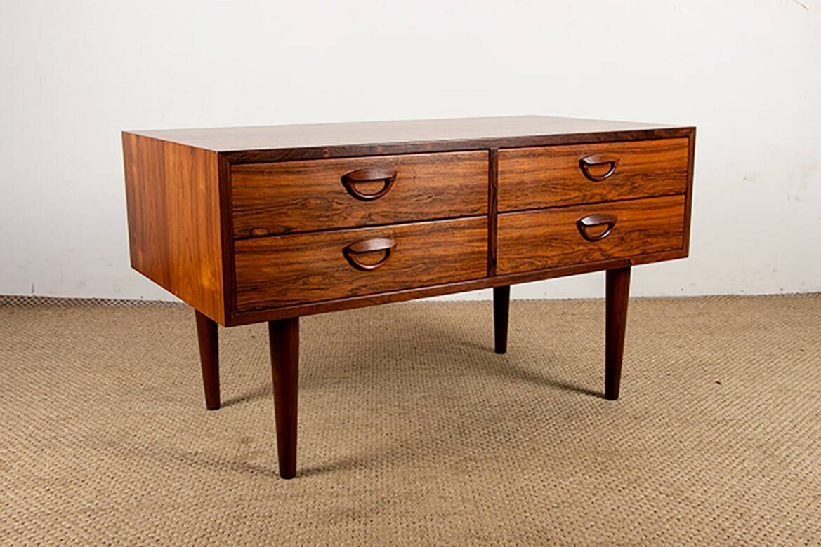 Danish Rosewood Chest of Drawers by Kai Kristiansen/Feldballe Møbelfabrik.