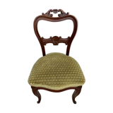 Louis XV style chair in solid mahogany from the 19th century
