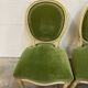 4 studded Louis XVI medallion chairs