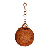 Vintage 1970s ball pendant light