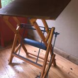 wooden architect's purpose table