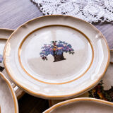 Assiettes à mignardises 1900