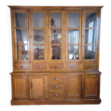 Meuble vitrine en bois tek