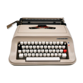 Underwood 319 beige typewriter revised new ribbon
