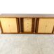 Vintage lacquered goatskin credenza, 1970s