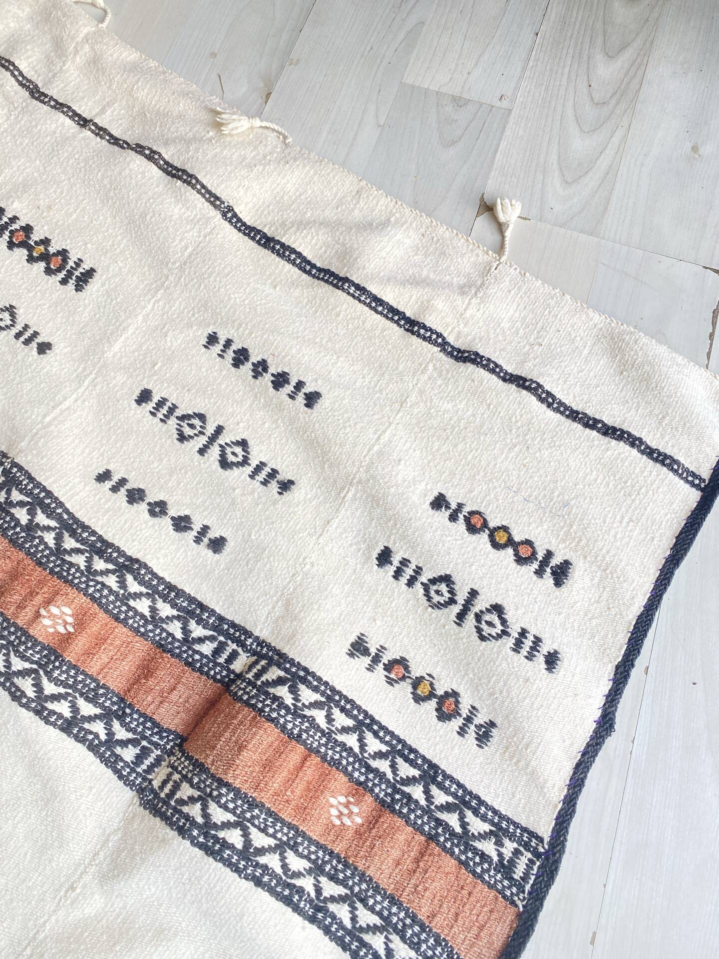 Cuverture plaid antique peul