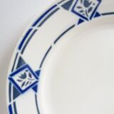 6 Art Deco flat plates