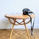 Rattan coffee table 60s