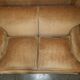 Howard & Sons / Chairs Ltd two-seater canapé with feather-filled cushions.