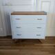 Vintage chest of drawers with compass feet
