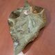 Vintage 1960s hammered brass leaf ashtray – Italy