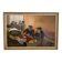 Oil on canvas under glass, "The Players" 1950