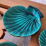 Vintage shell ceramic set