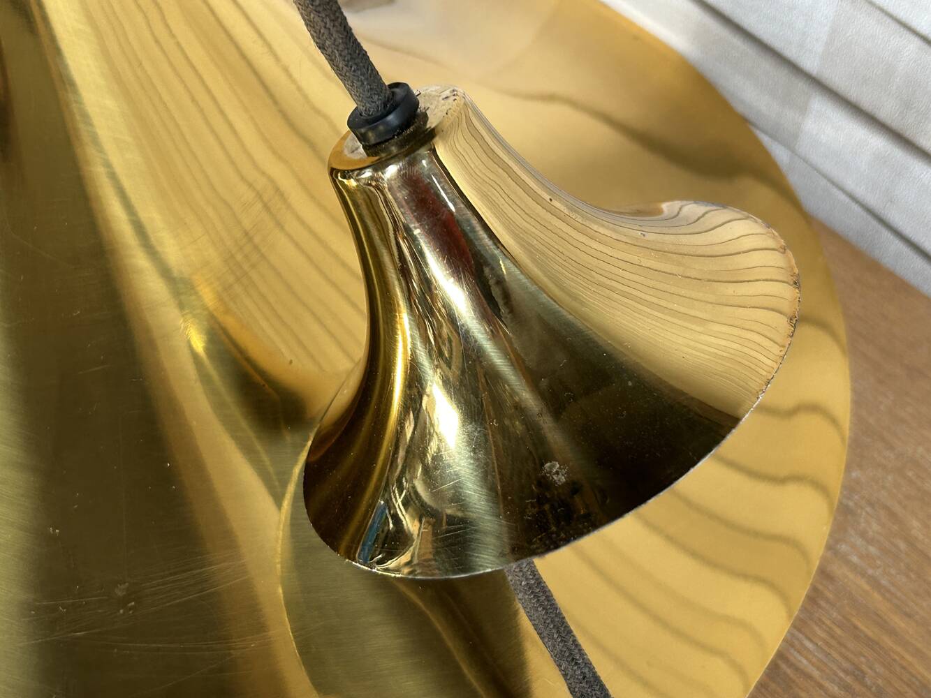 "Semi" pendant lamp by Claus Bonderup & Torsten Thorup by Fog & Morup, vintage, Denmark, year 1968.