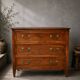 Petite commode en noyer - Époque Louis XVI