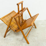Foldable bamboo magazine door 1960