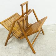 Porte revue en bambou pliable 1960