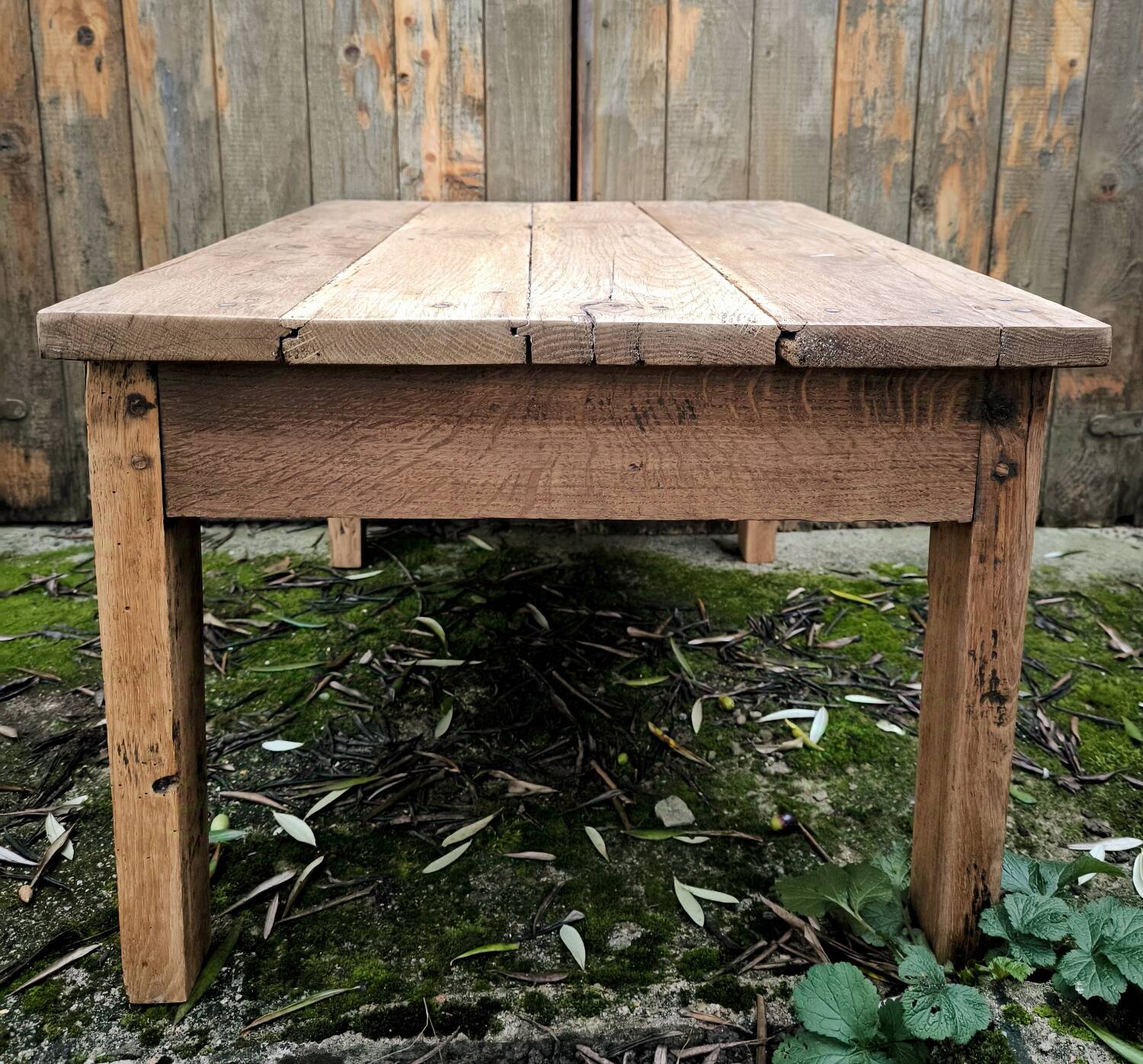 Wooden coffee table
