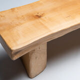 Bench in Solid Birch, Sweden, 1970's