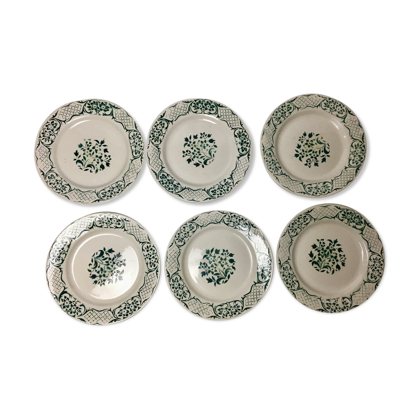 Assiettes collection Versailles manufacture Digoin Sarreguemines