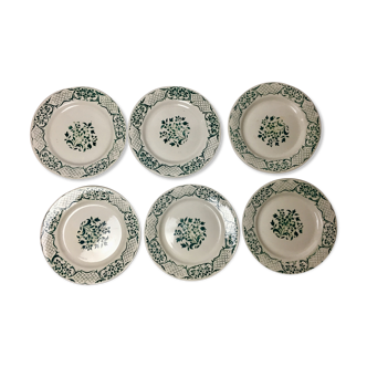 Versailles collection plates by manufacture Digoin Sarreguemines