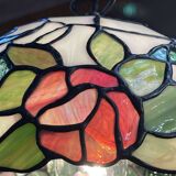 Tiffany-style glass pendant light