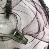 Topaz-Violet Cloud Glass Bowl or Centerpiece by Walther & Sohne, Germany