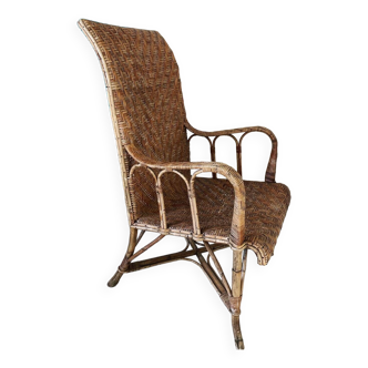 Rattan armchair