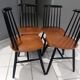 Set of 4 Fanett chairs by IImari Tapiovaara 1960