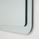 Square wall mirror with beveled edges, 1970s