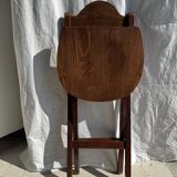 Chaise vintage pliante en bois