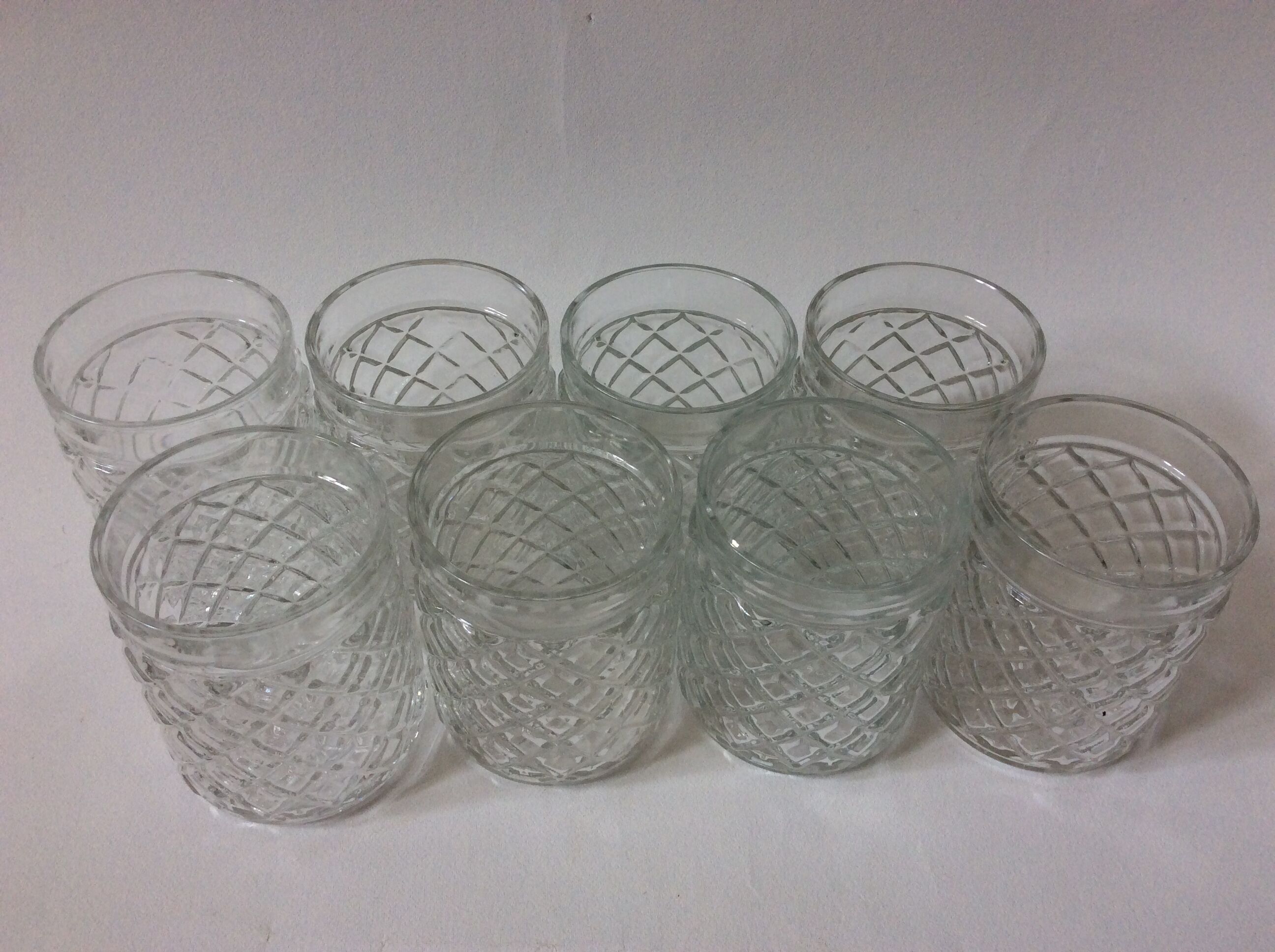 8 "pineapple" glasses