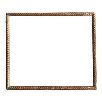 Large old golden frame 63x54cm