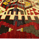 Handwoven Vintage Wool Rug Traditional Turkish Area Rug- 156x312cm