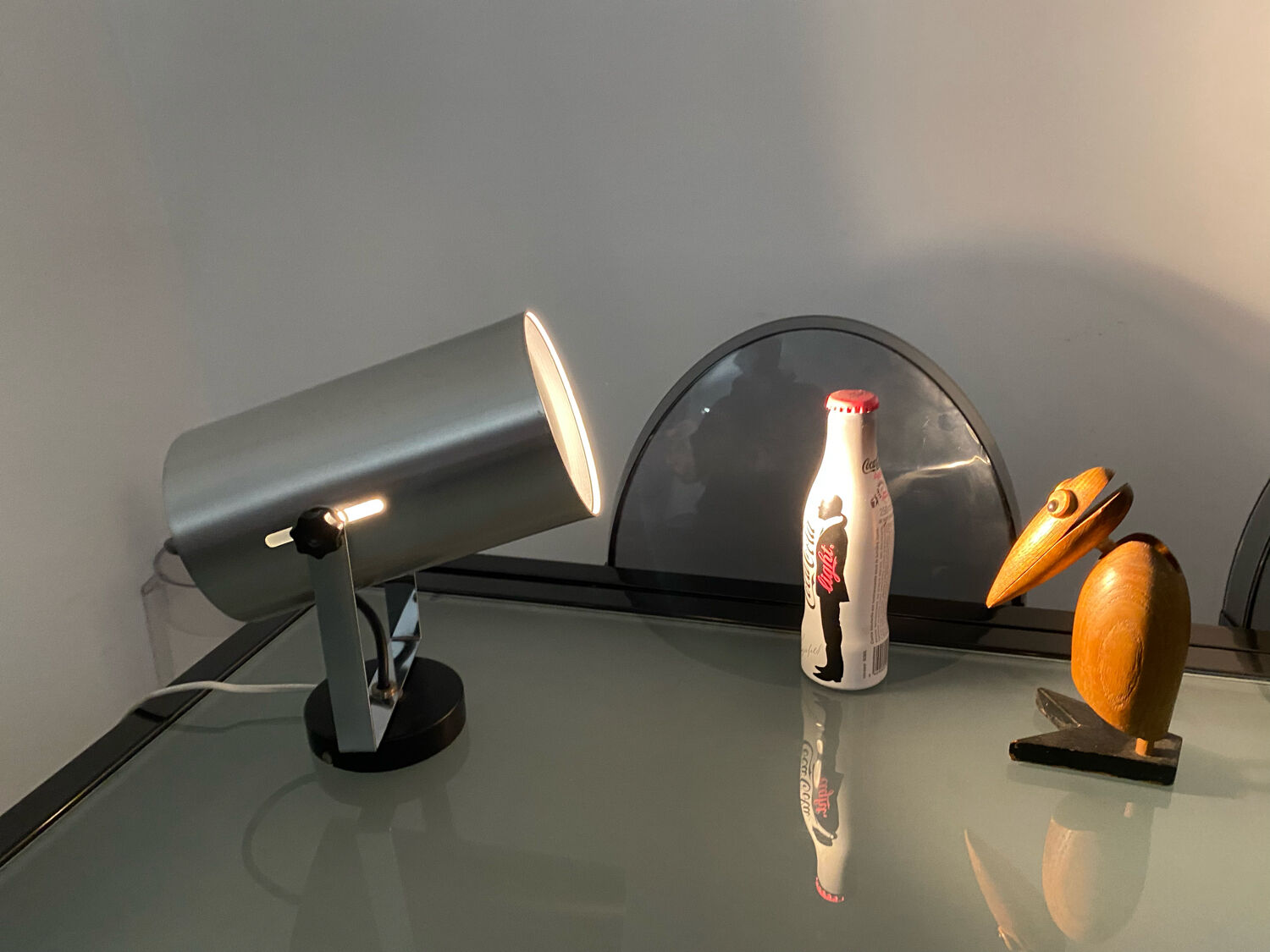 Lamp lamp spot tube Philips vintage 70 aluminum