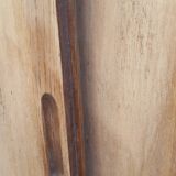 Buffet wood rough sliding doors