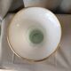 Superb vase in opaline 19th with floral decoration