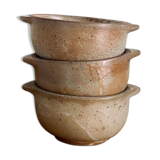 Three bowls in ancient sandstone