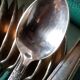 Silver metal cutlery set art deco goldsmith ATO 49 pieces