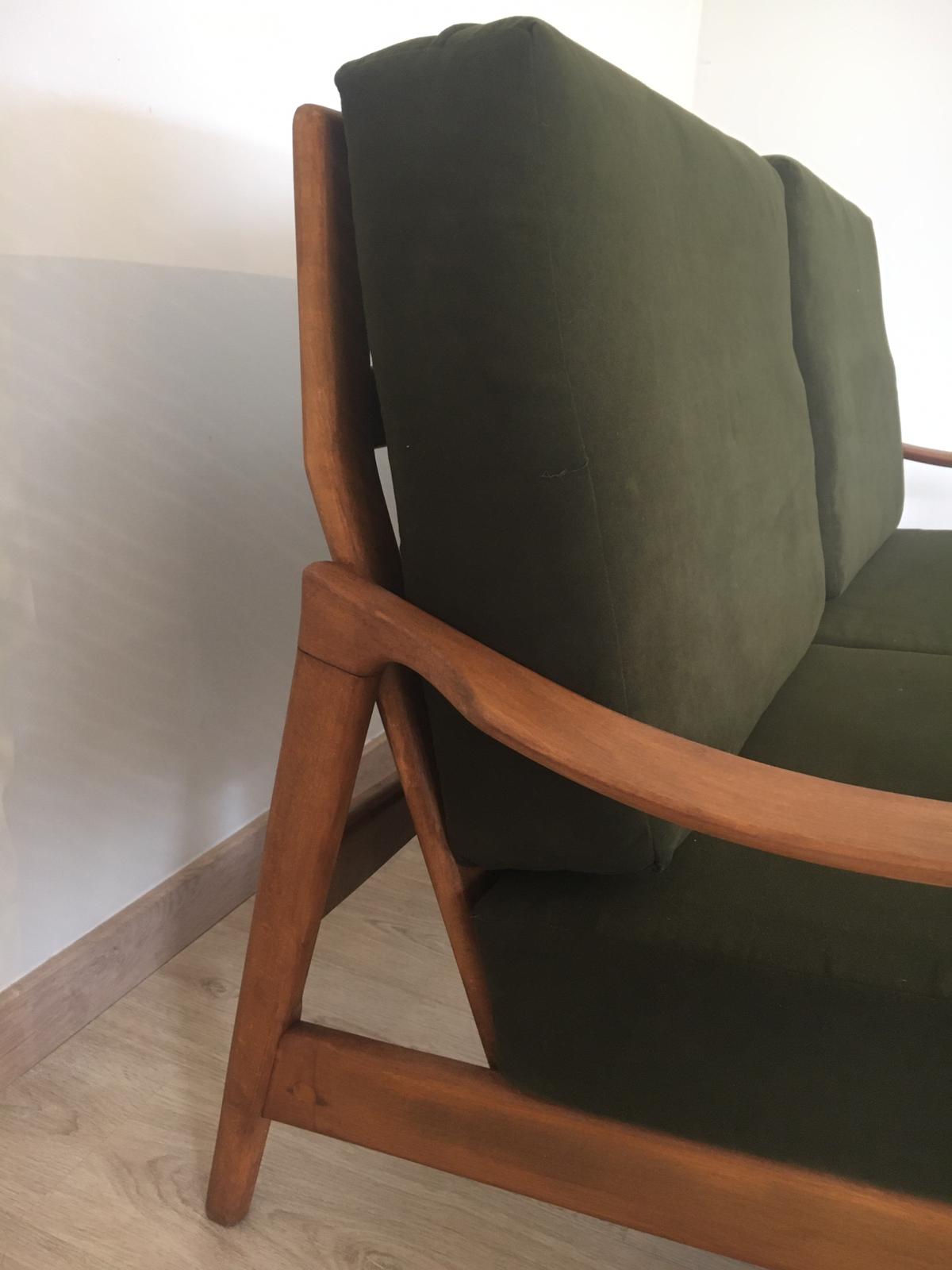 Scandinavian teak sofa