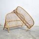 Vintage rattan basket bed 190cm x 120cm