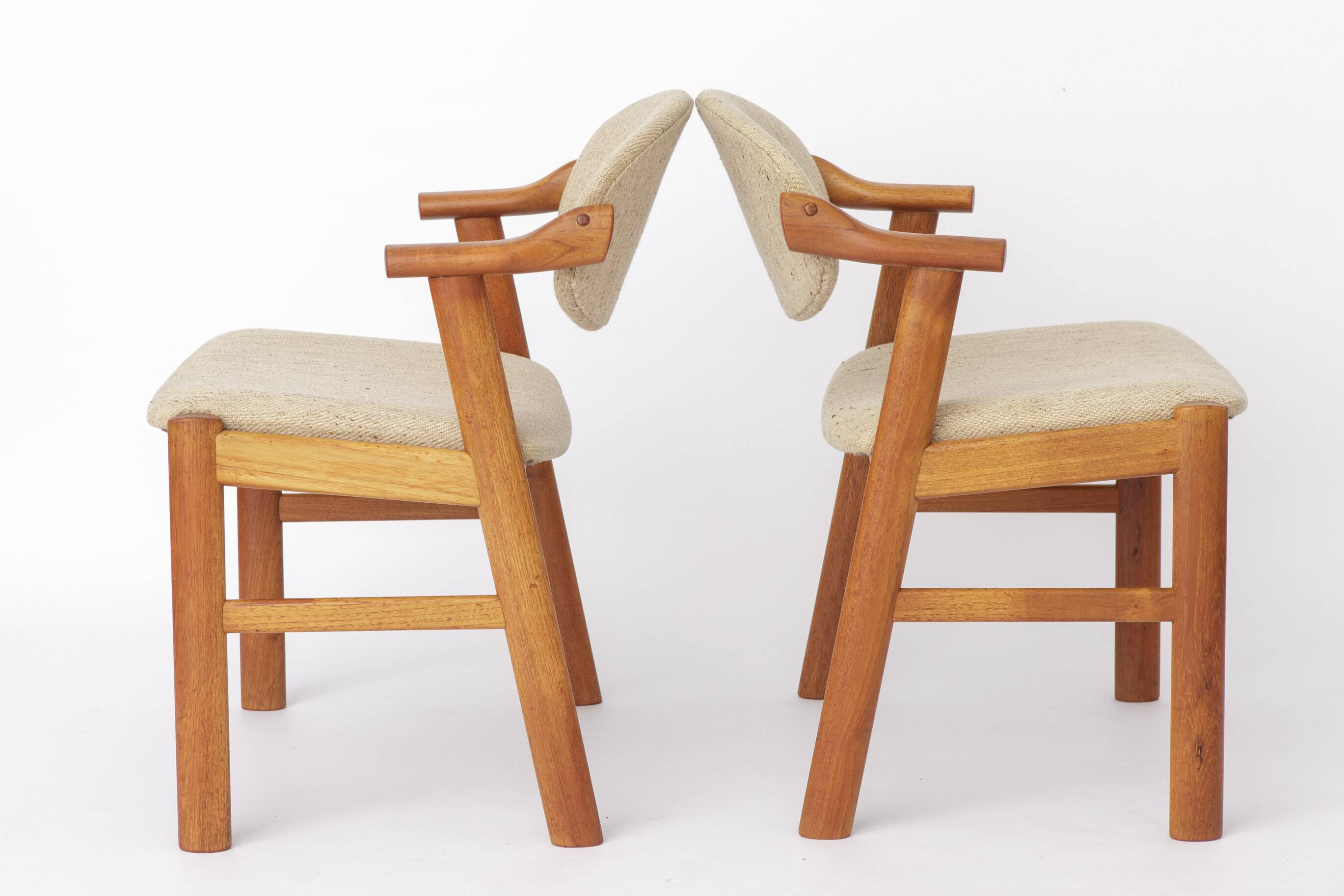 Set of 4 Danish Teak Dining Chairs by Schou Andersen Møbelfabrik, 1970s