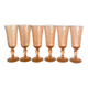 Rosaline champagne flutes - Luminarc - Arcoroc - vintage