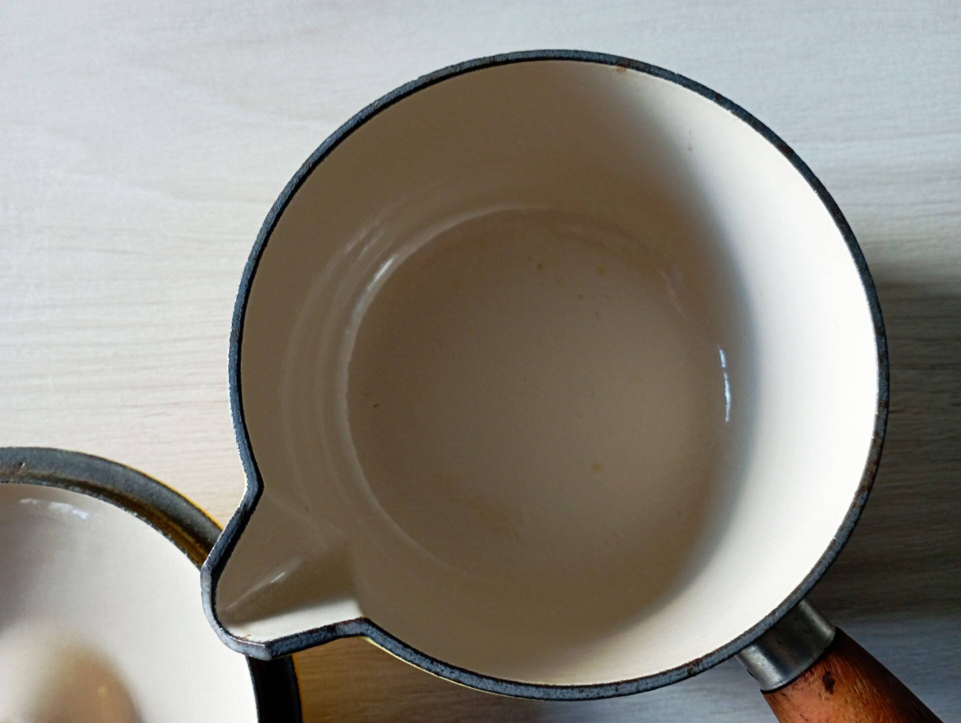 Vintage Le Creuset saucepan