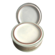 7 stoneware dessert plates